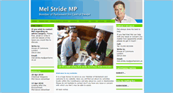 Desktop Screenshot of melstridemp.com